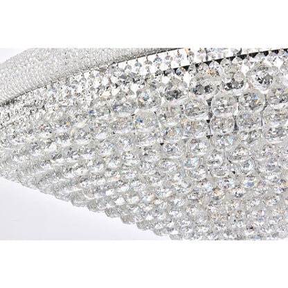 Elegant Lighting Primo 48 Light 54" Wide Crystal Empire Chandelier with Clear Royal Cut Crystals