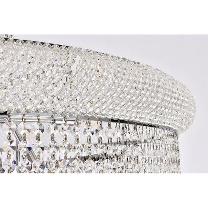 Elegant Lighting Spiral 32 Light 36" Wide Crystal Chandelier with Clear Royal Cut Crystals