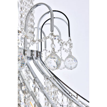 Elegant Lighting Toureg 20 Light 44" Wide Crystal Chandelier with Clear Royal Cut Crystals
