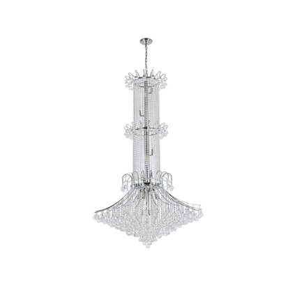 Elegant Lighting Toureg 20 Light 44" Wide Crystal Chandelier with Clear Royal Cut Crystals