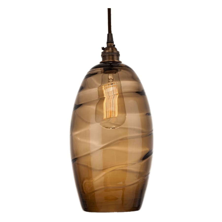 Hammerton Studio Ellisse 28" Wide Artisan Crafted 8 Light Optic Glass Pendant