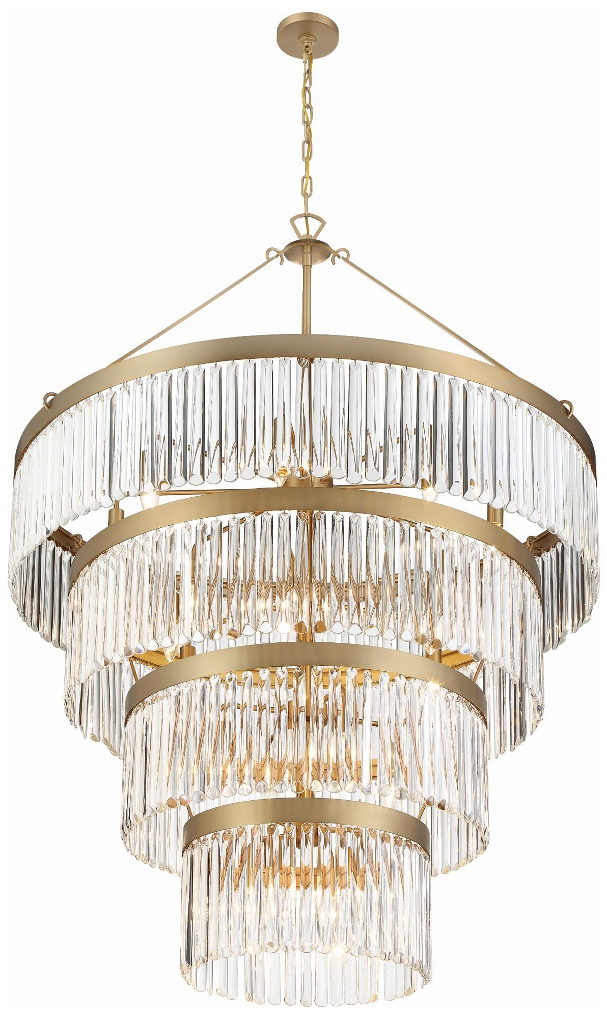 22 Light Modern Gold Chandelier