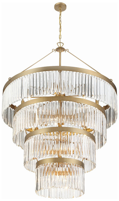 22 Light Modern Gold Chandelier