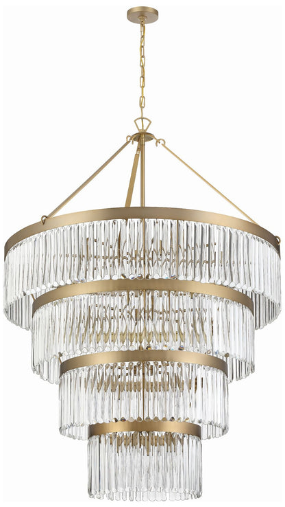 22 Light Modern Gold Chandelier