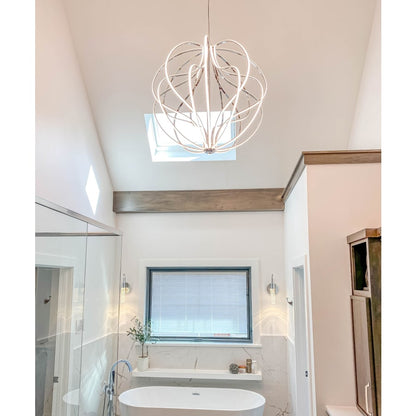 ET2 Aura 31" Wide LED Abstract Globe Chandelier