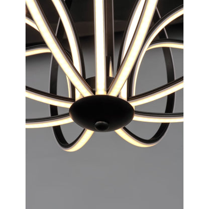ET2 Aura 31" Wide LED Abstract Globe Chandelier