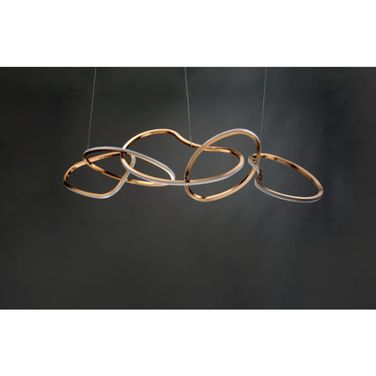 ET2 Unity 55" Wide LED Abstract Chandelier