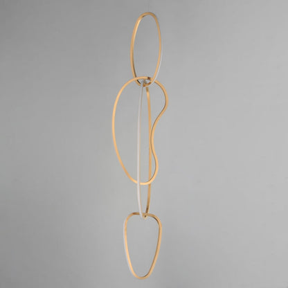 ET2 Unity 4 Light 13" Wide LED Abstract Multi Light Pendant