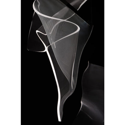 ET2 Rinkle 28" Wide LED Multi Light Abstract Pendant