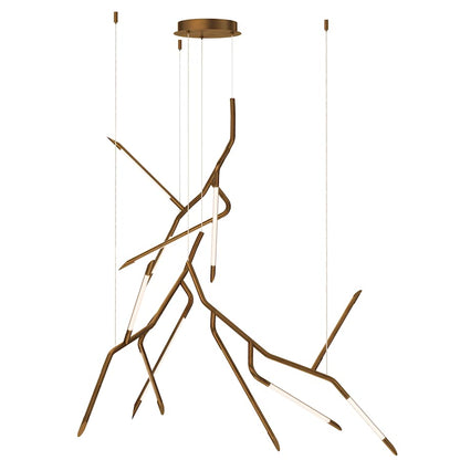 ET2 Scion 54" Wide LED Abstract Multi Light Pendant