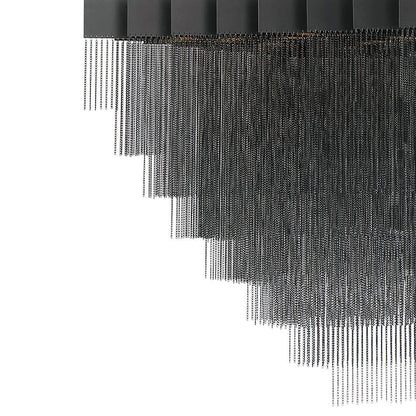 fase Bloomfield 31 In. x 28.50 In. Integrated LED Chandelier in Black