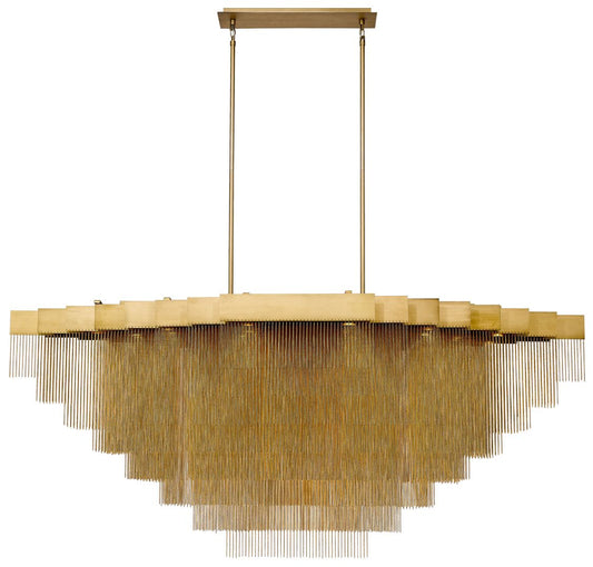 fase Bloomfield 31 In. x 28.50 In. Integrated LED Chandelier in Gold