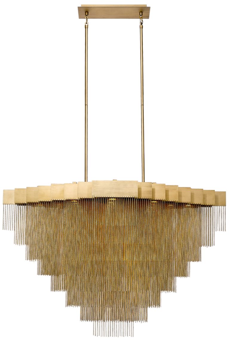 fase Bloomfield 31 In. x 28.50 In. Integrated LED Chandelier in Gold