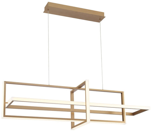 fase Bordo 15.75 In. x 15.75 In. Integrated LED Chandelier in Gold