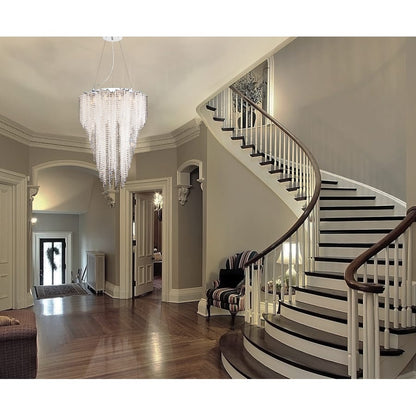 Eurofase Lighting Cohen 12 Light 49" Wide Crystal Chandelier
