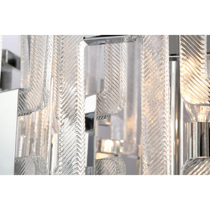 Eurofase Lighting Viviana 7 Light 37" Wide Linear Chandelier