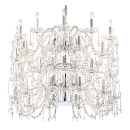 Eurofase Lighting Ferrero 48 Light 42" Wide Crystal Chandelier