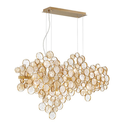 Eurofase Lighting Trento 12 Light 40" Wide Linear Chandelier