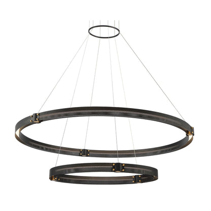 Eurofase Lighting Admiral 4 Light 48" Wide LED Ring Chandelier - 2 Tiers