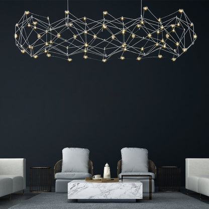 Eurofase Lighting Leonardelli 65" Wide LED Abstract Chandelier