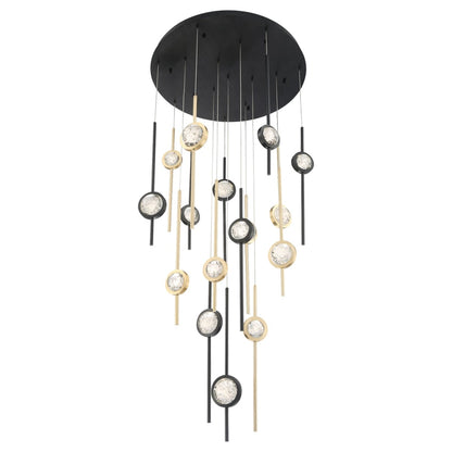 Eurofase Lighting Barletta 16 Light 32" Wide LED Abstract Multi Light Pendant