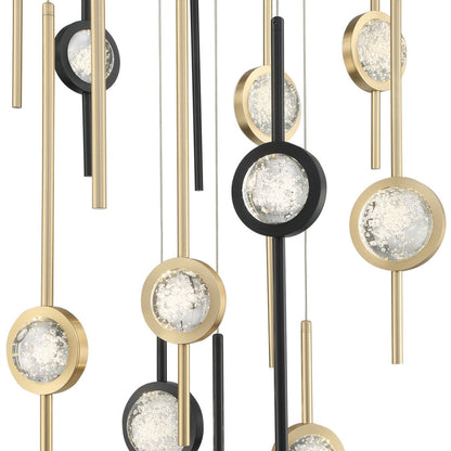 Eurofase Lighting Barletta 16 Light 32" Wide LED Abstract Multi Light Pendant