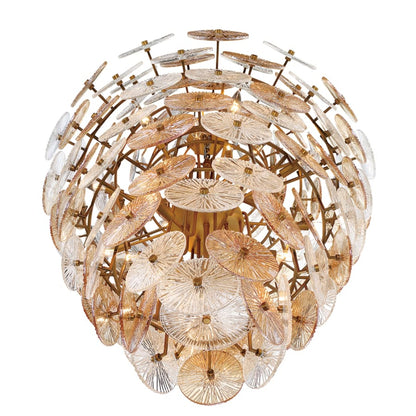 Eurofase Lighting Sue-Anne 27 Light 40" Wide Abstract Chandelier