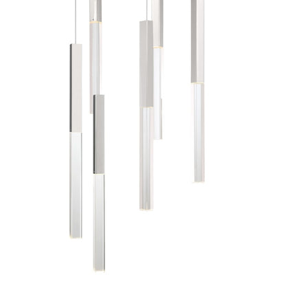 Eurofase Lighting Benicio 22" Wide 3000K LED Crystal Multi-Pendant Light