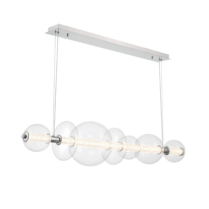 Eurofase Lighting Atomo 56" Wide 3000K LED Abstract Linear Chandelier