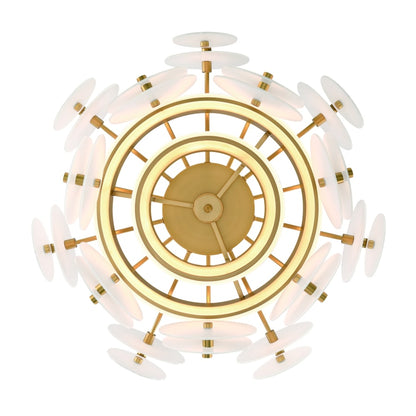 Eurofase Lighting Nuvola 24" Wide LED Abstract Drum Chandelier