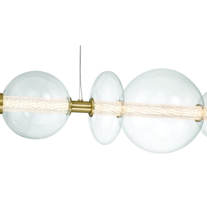Eurofase Lighting Atomo 74" Wide LED Linear Chandelier