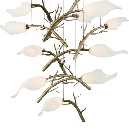 Eurofase Matera 32" Wide Gold 15-Light LED Chandelier