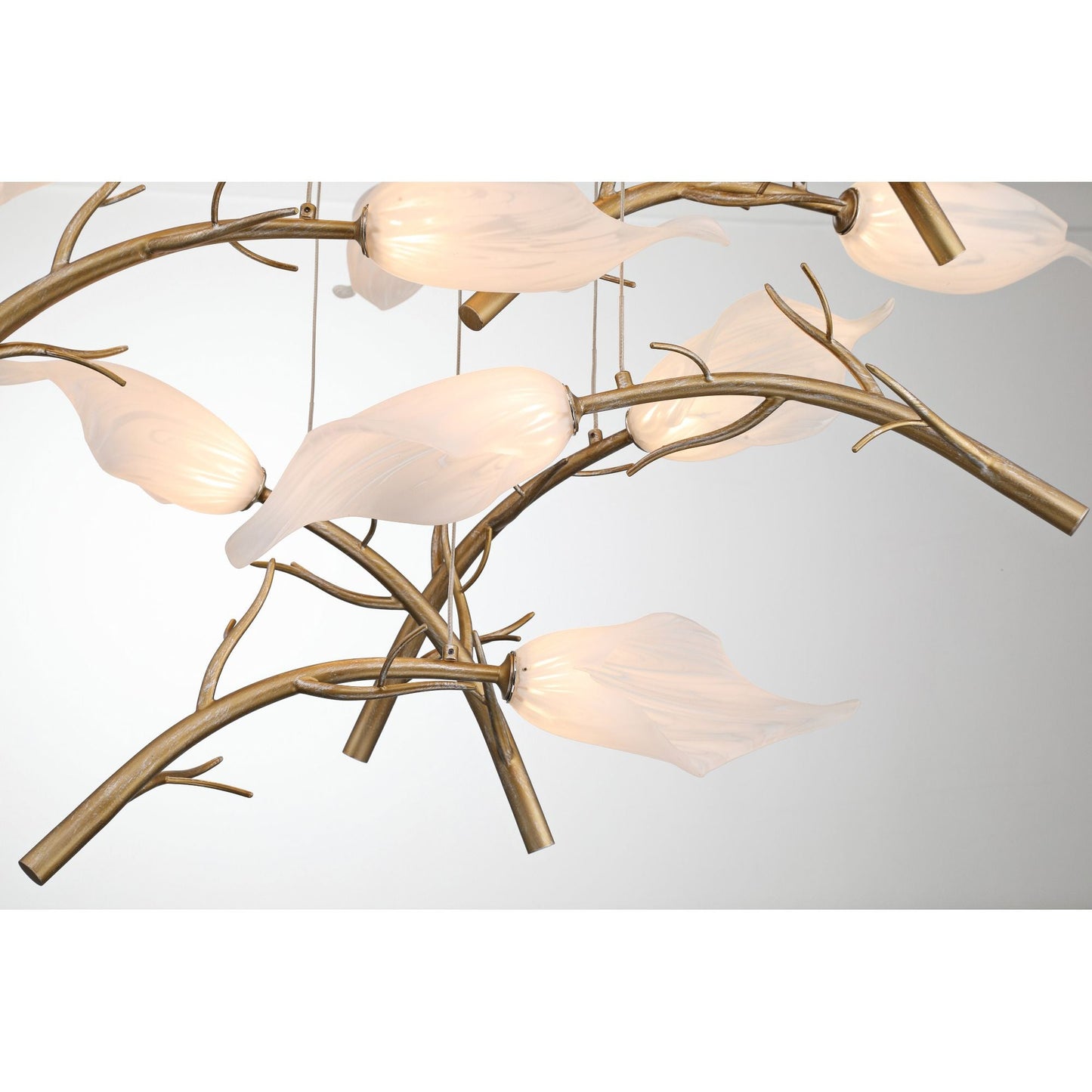 Eurofase Matera 32" Wide Gold 15-Light LED Chandelier