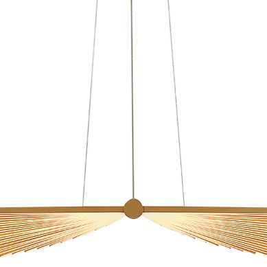 fase Seraph 1 Light Chandelier in Gold