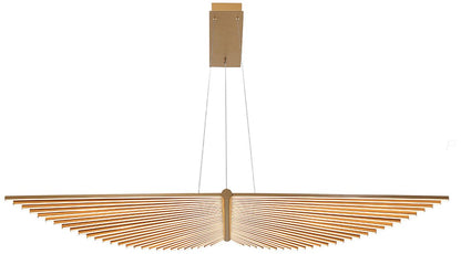fase Seraph 1 Light Chandelier in Gold