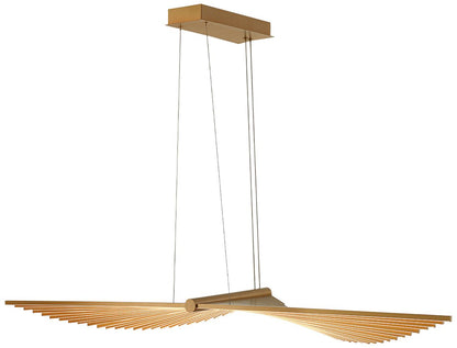 fase Seraph 1 Light Chandelier in Gold