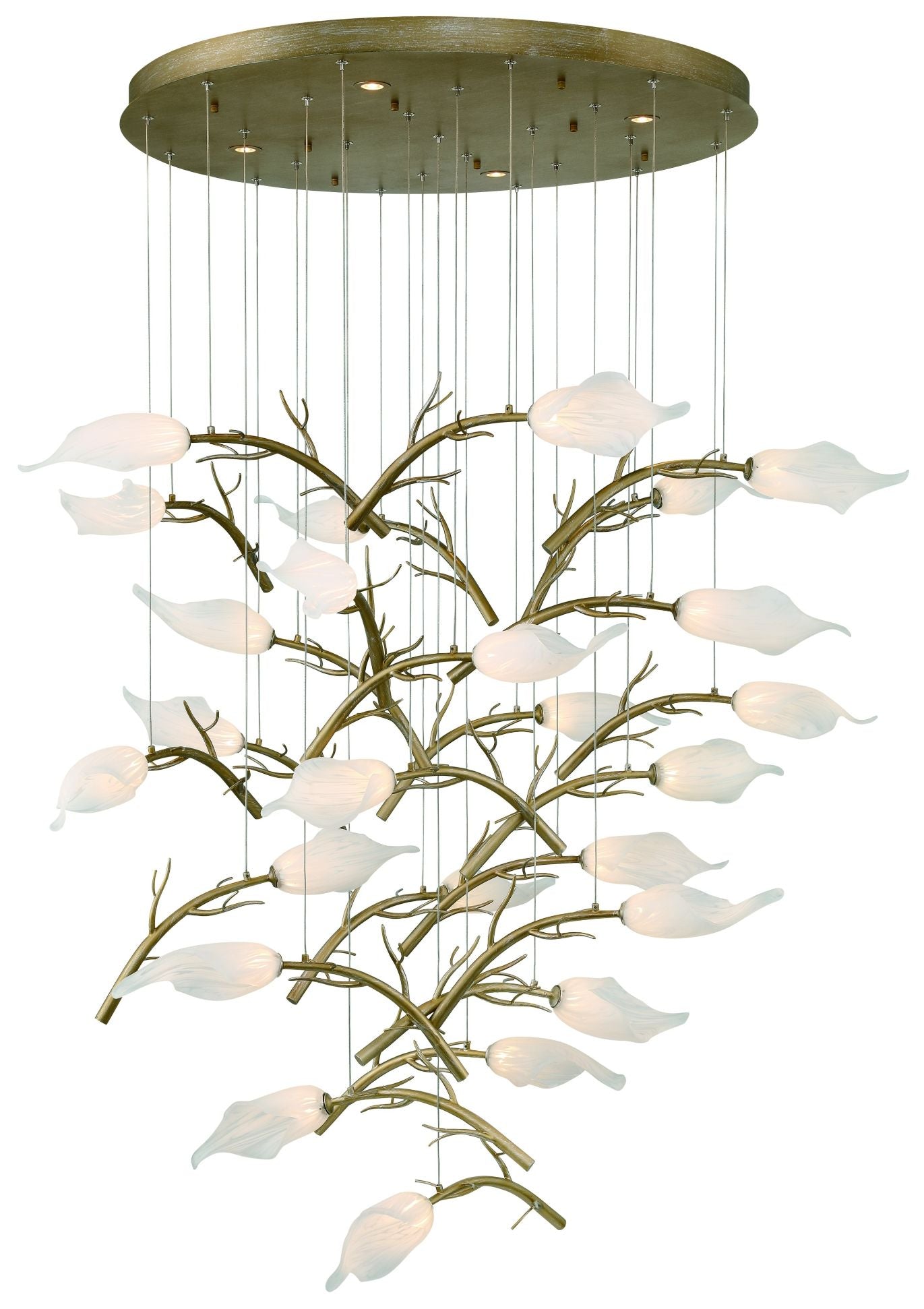 Eurorfase Matera 36" LED Chandelier  Gold