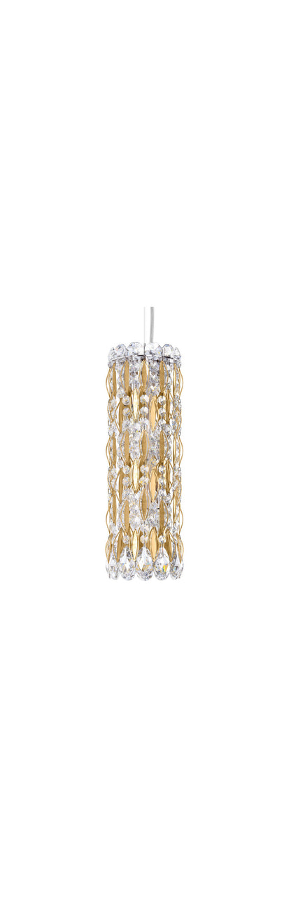 Schonbek Rs8341N-22S 3 Light Crystal Pendant, Heirloom GoldBy Schonbek