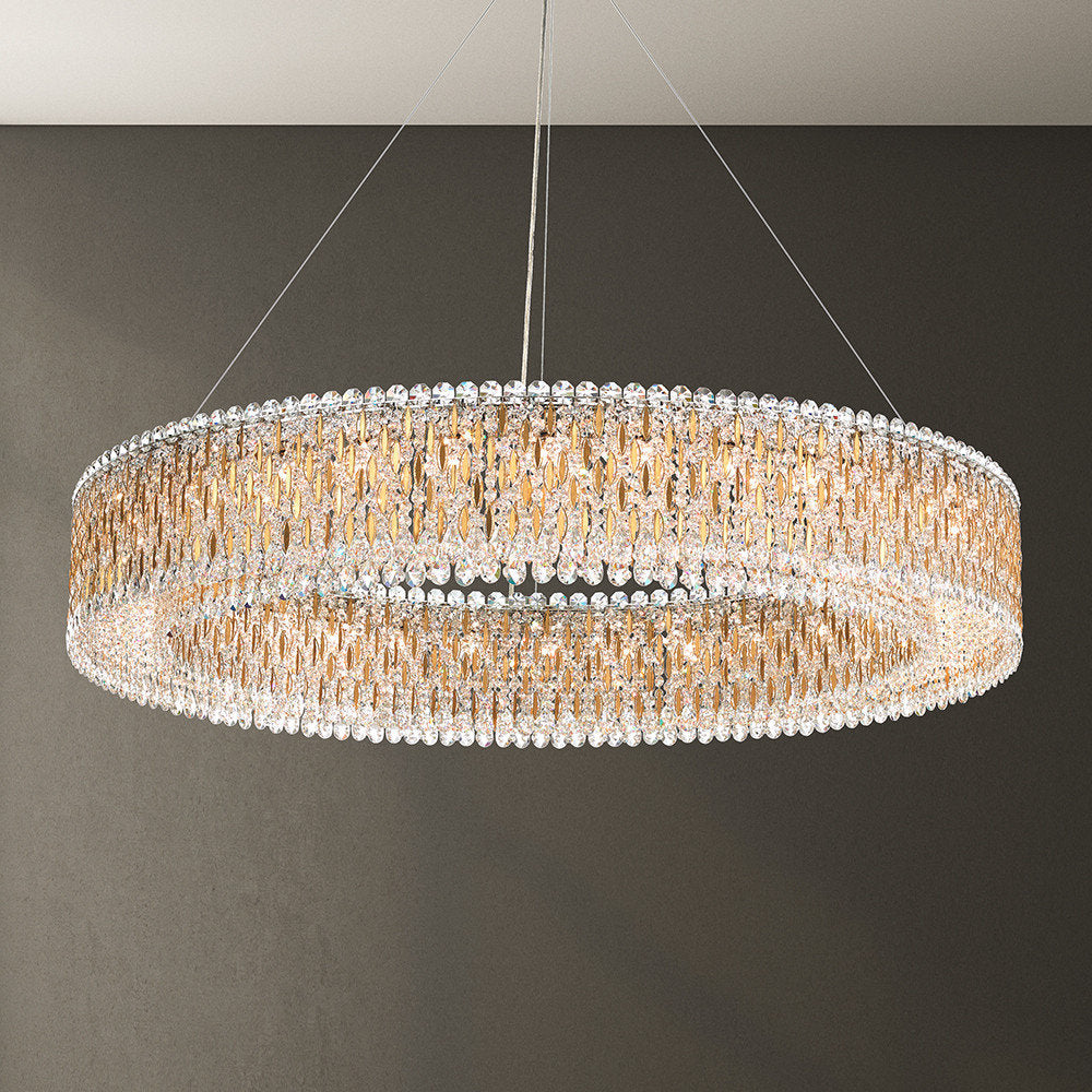 Schonbek Rs8351N-22H 32 Light Crystal Pendant, Heirloom GoldBy Schonbek