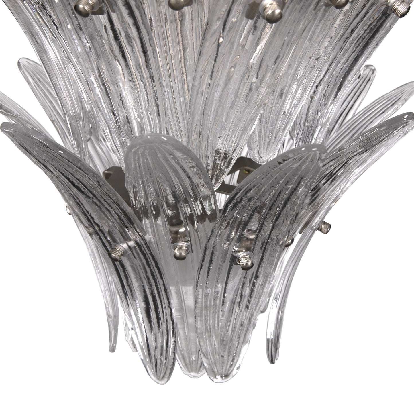 25" Emperor Antique Silver ChandelierBy Noir