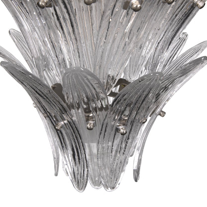 25" Emperor Antique Silver ChandelierBy Noir