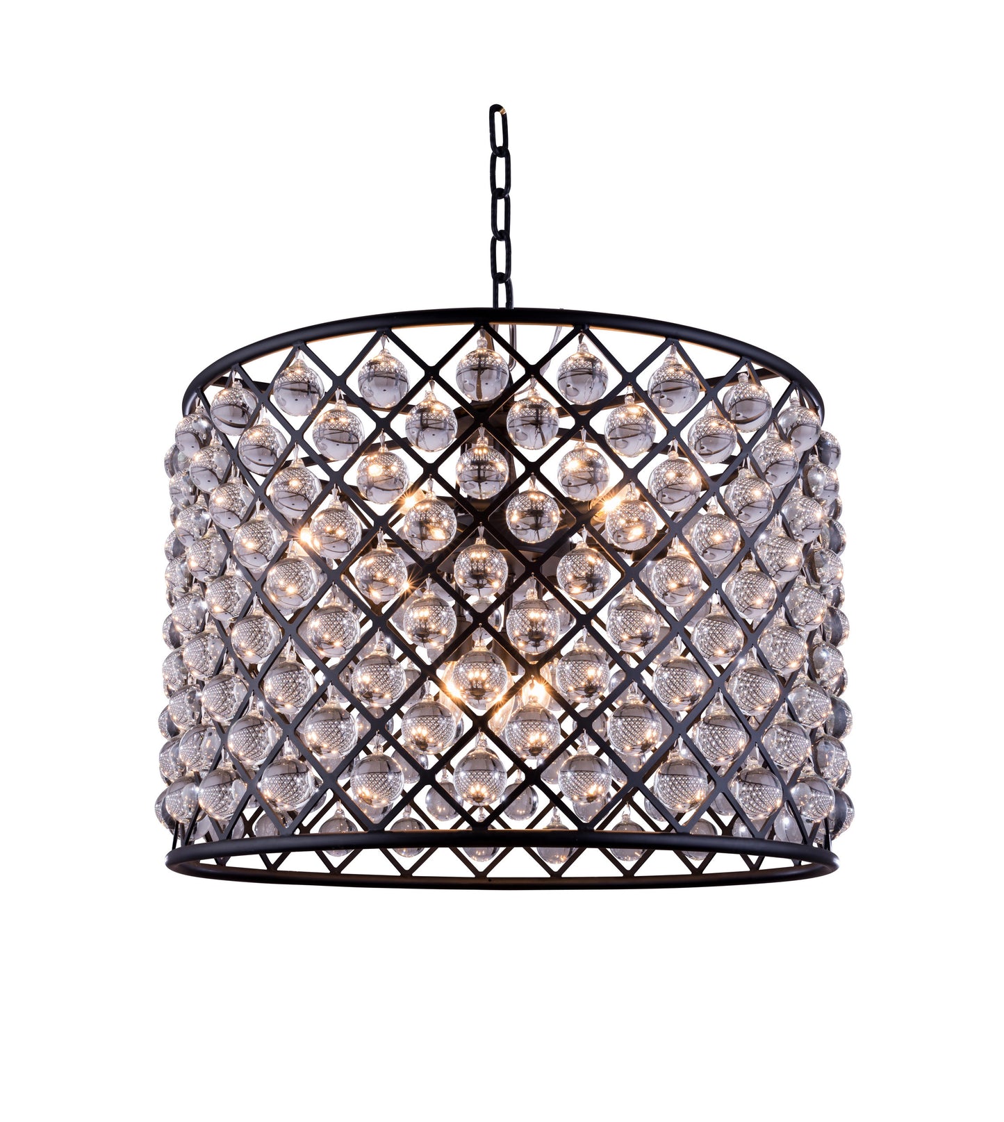 1204 Madison Collection Pendent Lamp, Mocha BrownBy Elegant Furniture & Lighting
