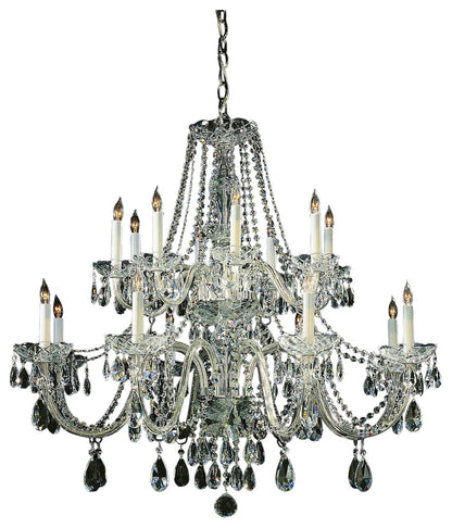 Crystorama 1139CHCLMWP 16 Light Chandelier Traditional CrystalBy Crystorama Lighting