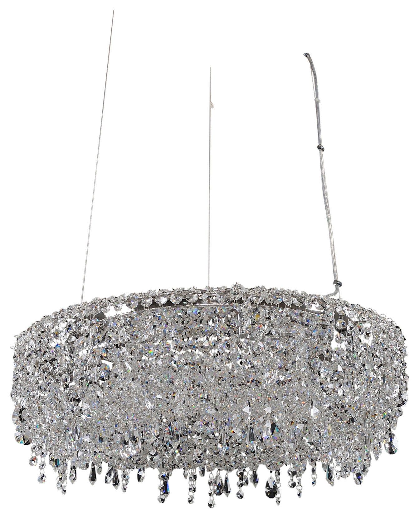 Voltare 32x7" 9-Light Transitional Large Pendants by AllegriBy Allegri Crystal by Kalco Lighting