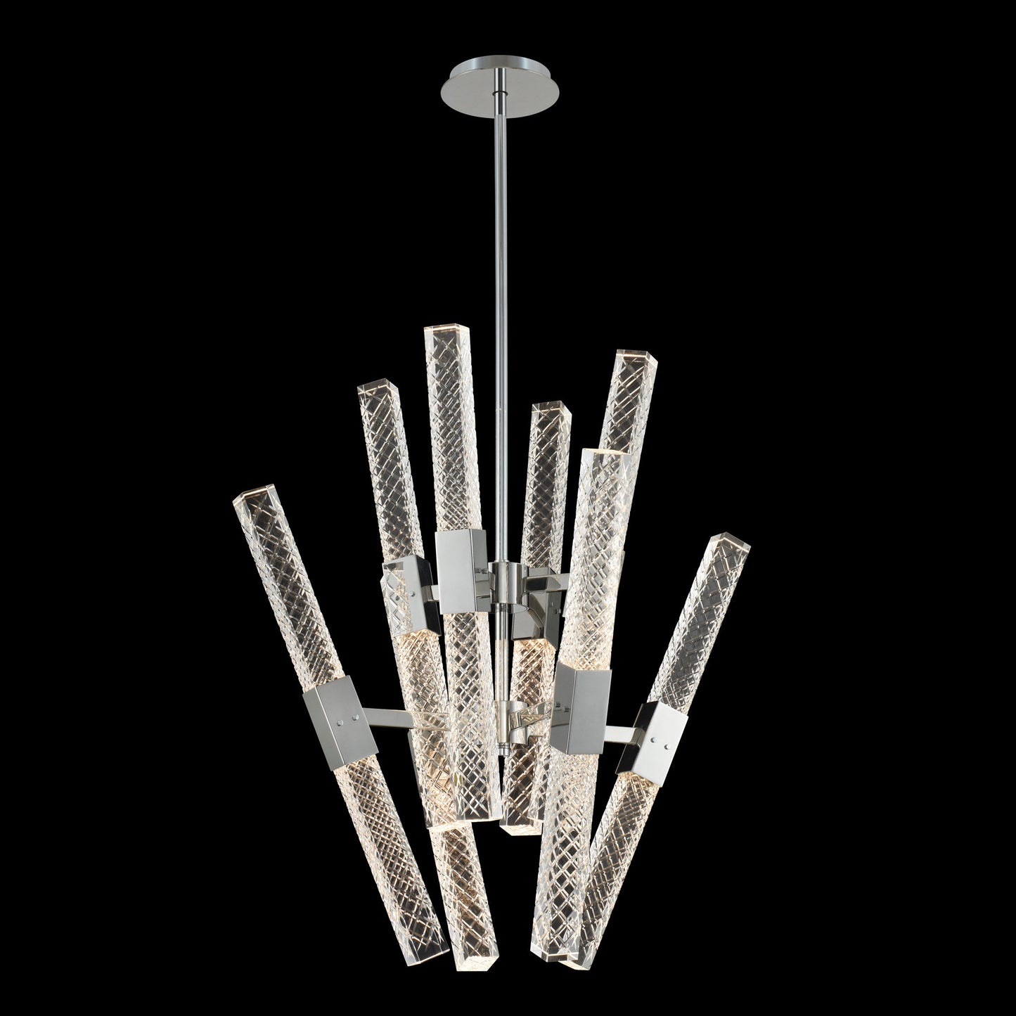 Apollo 26x31" 16-Light Casual Luxury-Modern, ChromeBy Allegri Crystal by Kalco Lighting