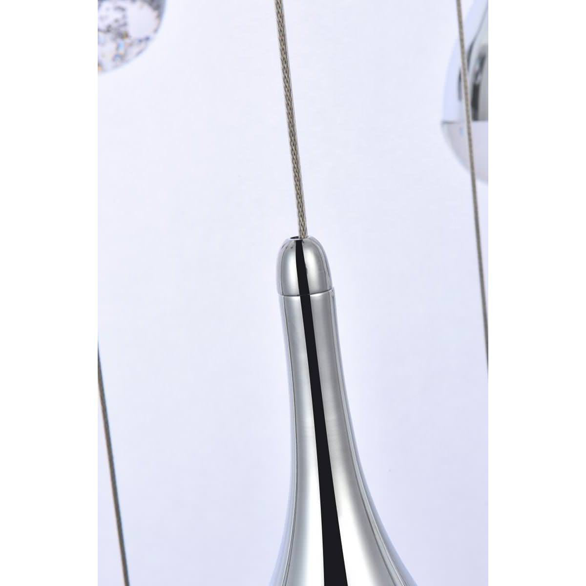 Amherst 25 Light Chandelier, ChromeBy Elegant Furniture & Lighting