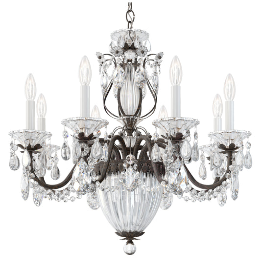 Schonbek 1238N-76H 11 Light Crystal Chandelier, Heirloom BronzeBy Schonbek