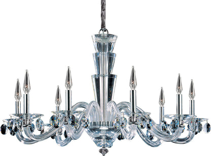 Fanshawe Chandelier, Chrome, 9By KALCO LIGHTING