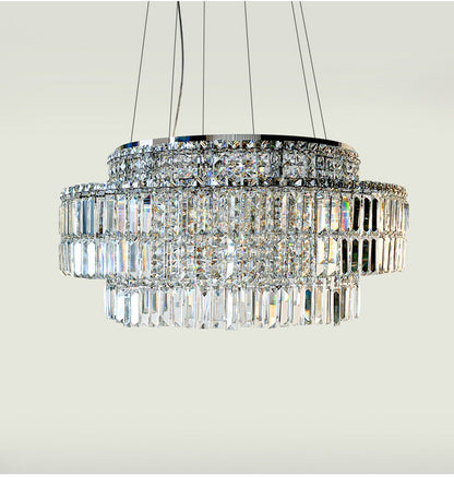 Bacci Crystal Chandelier By Morsale, Diameter 32"By MORSALE