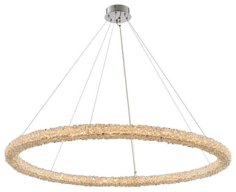 Allegri 035555010FR001 LED Pendant Lina Polished ChromeBy Allegri Crystal by Kalco Lighting